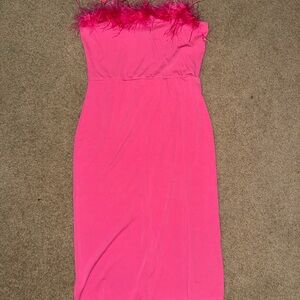 Elegant Pink Bodycon Dress